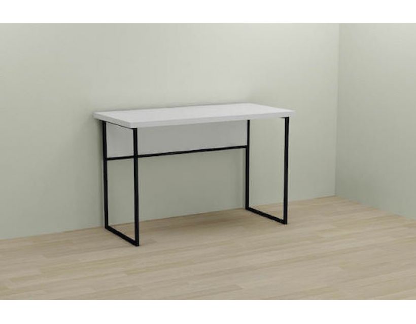 Комп'ютерний стіл Ferrum-decor Коді 75x120x60 чорний ДСП Білий 32мм (FRD-103746)