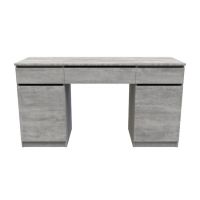 Комп'ютерний стіл Віто 2 Ferrum-decor 750x1400x500 ДСП Бетон 16 мм (FRD-104835)