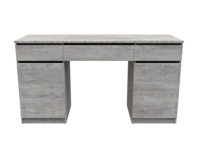 Комп'ютерний стіл Віто 2 Ferrum-decor 750x1400x500 ДСП Бетон 16 мм (FRD-104835)