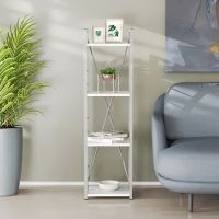 Етажерка 4/34 Ferrum-decor Серії Коннект 120x34x28 сірий ДСП Білий 16мм (FRD-104283)