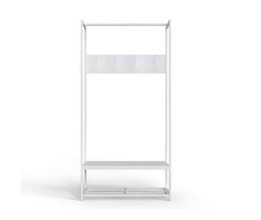 Вешалка напольная Ferrum-decor Трелис 13 180x90x38 белый ДСП Белый 16мм (FRD-104331)