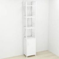 Етажерка 4/34 Ferrum-decor Серії Конект із тумбою 179x34x28 Білий ДСП (FRD-104470)