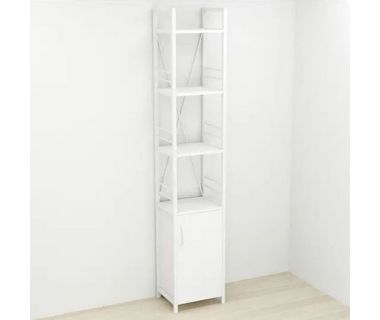 Этажерка 4/34 Ferrum-decor Серии Конект с тумбой 179x34x28 Белый ДСП (FRD-104470)