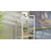 Етажерка 4/34 Ferrum-decor Серії Коннект 120x34x28 сірий ДСП Дуб Сонома 16мм (FRD-104286)
