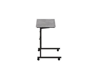 Стіл приставний Ferrum-decor Аміго 62x60x40 метал Чорний ДСП Бетон 16мм (FRD-102532)