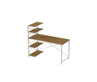 Компьютерный стол Ferrum-decor Джек 75x140x60 Белый ДСП Артизан (FRD-104412)
