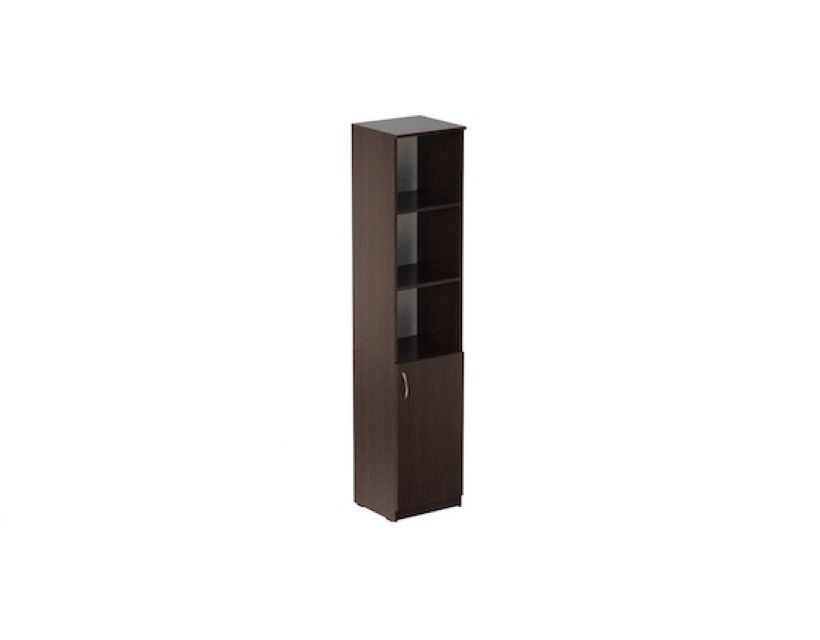 Пенал Анжело Ferrum-decor на 4 полиці з 1 дверима 1900x400x380 ДСП Венге Магія 16 мм (FRD-104913)