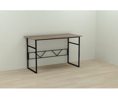 Компьютерный стол Ferrum-decor Райан 75x140x70 черный ДСП Дуб Сонома Труфель 16мм (FRD-103723)
