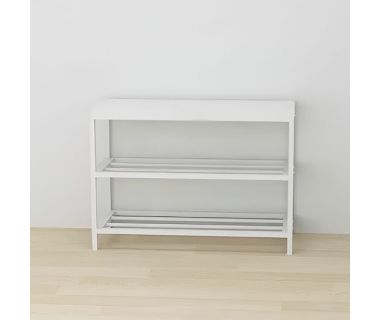 Банкетка універсальна Ferrum-decor Слайм 45x63x26 білий ДСП Білий 16мм (FRD-104075) Банкетка універсальна Ferrum-decor Слайм 45x63x26 білий ДСП Білий 16мм (FRD-104075)