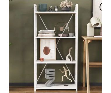 Этажерка 4/60 Ferrum-decor Серии Коннект 120x60x28 белый ДСП Белый 16мм (FRD-104242)