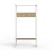 Вешалка напольная Ferrum-decor Трелис 12 180x90x38 белый ДСП Дуб Сонома 16мм (FRD-104316)