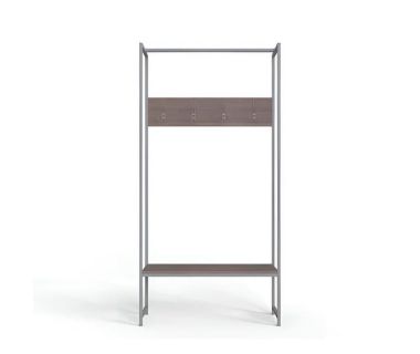 Вешалка напольная Ferrum-decor Трелис 12 180x90x38 серый ДСП Дуб Сонома Трюфель 16мм (FRD-104323)