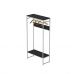 Вешалка напольная Ferrum-decor Трелис 14 180x90x38 белый ДСП Венге 16мм (FRD-104354)