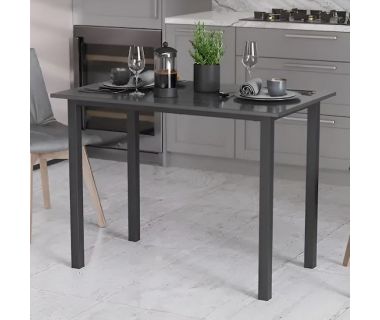 Стол универсальный Knap Ferrum-decor 750x1200x600 Черный металл ДСП Сосна Кембра 16 мм (FRD-106353)