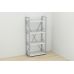 Етажерка 4/60 Ferrum-decor Серії Коннект 120x60x28 сірий ДСП Білий 16мм (FRD-104248)