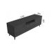 Тумба Лестер на конусных ножках Ferrum-decor 48x139x38 Черный металл ДСП Сосна Кембра 16 мм (FRD-106802)