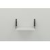 Полка настенная Ferrum-decor Ханди 2 240x500x240 металл Черный ДСП Белый 16 мм (FRD-102554)