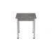 Стол кухонный Ferrum-decor Агата 75x90x90 Белый ДСП Бетон 16мм (FRD-105561)