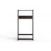 Вешалка напольная Ferrum-decor Трелис 13 180x90x38 черный ДСП Венге 16мм (FRD-105520)