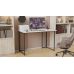 Комп'ютерний стіл Ferrum-decor Ханна 75x120x60 чорний ДСП Білий 16мм (FRD-103481)