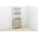 Етажерка 3/60 Ferrum-decor Серії Конект із тумбою 144x60x28 Білий ДСП Сонома Трюфель (FRD-104453)