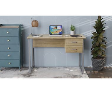 Комп'ютерний стіл Гаррі 75x120x60 сірий ДСП Сосна Кембра 32мм FRD-101460