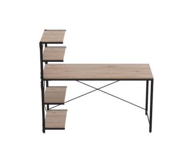 Комп'ютерний стіл Джек 75x140x60 Чорний ДСП Дуб Сан-Марино FRD-104401 Комп'ютерний стіл Джек 75x140x60 Чорний ДСП Дуб Сан-Марино FRD-104401