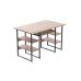 Компьютерный стол Ferrum-decor Тим 75x140x60 черный ДСП Дуб Артизан 32мм (FRD-103968)