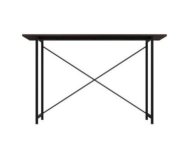 Стіл письмовий Line Лайт Ferrum-decor 750x1200x500 Чорний метал ДСП Венге Магія 16 мм (FRD-106157)