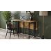 Стол-книга трансформер Орион 3 Ferrum-decor 750x1150x880 Черный металл ДСП Дуб Артизан 16 мм (FRD-105086)
