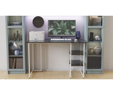 Комп'ютерний стіл Ferrum-decor Гаррі 75x140x70 сірий ДСП Дуб Сонома 16мм (FRD-101482)