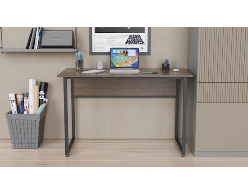 Комп'ютерний стіл Ferrum-decor Коді 75x120x60 чорний ДСП Дуб Сонома Труфель 16мм (FRD-103743)