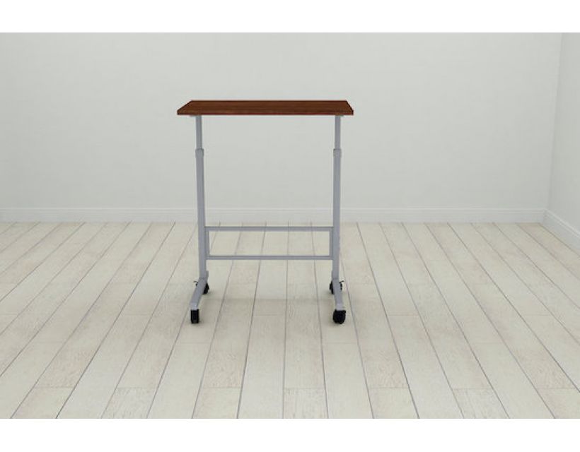 Стіл приставний Ferrum-decor Аміго 62x60x40 метал Сірий ДСП Венге 16мм (FRD-105397)