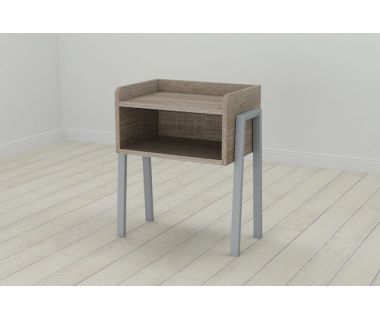 Тумба модульная Ferrum-decor Джузи 540x450x320 металл Серый ДСП Сонома Трюфель 16 мм (FRD-102986) Тумба модульная Ferrum-decor Джузи 540x450x320 металл Серый ДСП Сонома Трюфель 16 мм (FRD-102986)