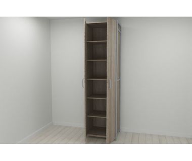 Шкаф Гардероб Уни секция 7 серии Конект Ferrum-decor 220x60x50см Серый металл ДСП Дуб Сонома Трюфель 16 мм (FRD-104566) Шкаф Гардероб Уни секция 7 серии Конект Ferrum-decor 220x60x50см Серый металл ДСП Дуб Сонома Трюфель 16 мм (FRD-104566)