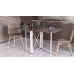 Стол-книга трансформер Орион 2 Ferrum-decor 750x1520x730 Белый металл ДСП Дуб Сонома Трюфель 16 мм (FRD-104594)