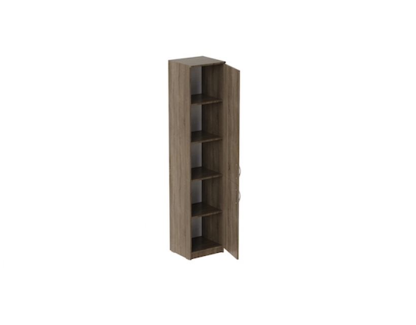 Пенал Анжело Ferrum-decor на 5 полок с 2 дверями 1900x400x380 ДСП Дуб Сонома Трюфель 16 мм (FRD-104921)