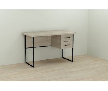 Комп'ютерний стіл Ferrum-decor Дакота 76x120x70 чорний ДСП Дуб Сонома 32мм (FRD-101950)