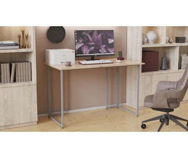 Комп'ютерний стіл Ferrum-decor Ханна 75x120x70 сірий ДСП Дуб Артізан 16мм (FRD-101434)