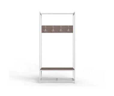 Вешалка напольная Ferrum-decor Трелис 13 180x90x38 ДСП белый Дуб Сонома Трюфель 16мм (FRD-104335)