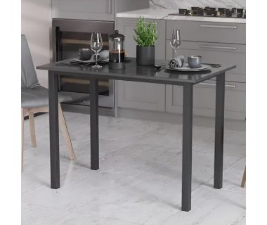 Стол универсальный Knap Ferrum-decor 750x1400x600 Черный металл ДСП Сосна Кембра 16 мм (FRD-106361)