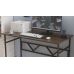 Компьютерный стол Ferrum-decor Райан 75x140x60 черный ДСП Дуб Сонома Труфель 16мм (FRD-103693)