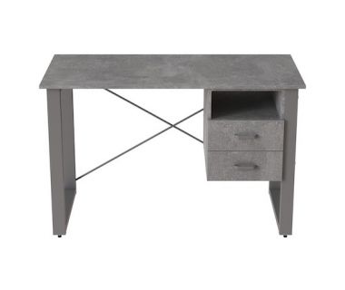 Письменный стол с ящиками Ferrum-decor Оскар 750x1200x700 металл Серый ДСП Бетон 16 мм (FRD-103274)