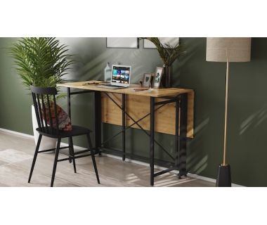 Стол-книга трансформер Орион 3 Ferrum-decor 750x1150x880 Черный металл ДСП Дуб Артизан 16 мм (FRD-105086) Стол-книга трансформер Орион 3 Ferrum-decor 750x1150x880 Черный металл ДСП Дуб Артизан 16 мм (FRD-105086)