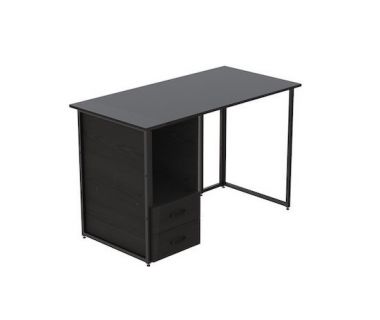 Компьютерный стол Отто 76x120x70 черный ДСП Сосна Кембра 32мм FRD-103600
