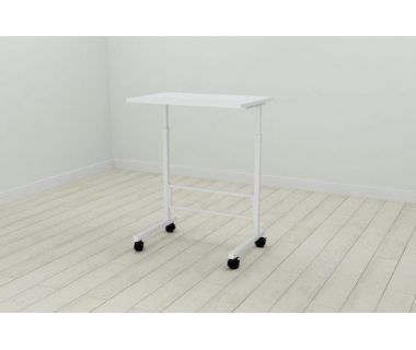 Стіл приставний Ferrum-decor Аміго 62x60x40 метал Білий ДСП Білий 16мм (FRD-102533)