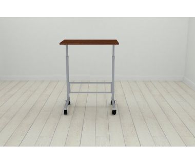 Стіл приставний Ferrum-decor Аміго 62x60x40 метал Сірий ДСП Венге 16мм (FRD-105397)