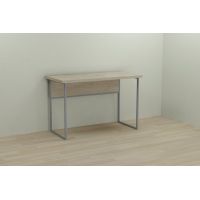 Компьютерный стол Ferrum-decor Коди 75x100x70 серый ДСП Дуб Сонома 32мм (FRD-101687)