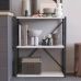 Етажерка 3/60 Ferrum-decor Серії Коннект 75x60x28 чорний ДСП Білий 16мм (FRD-104254)