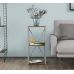 Этажерка 3/34 Ferrum-decor Серии Коннект 73x34x28 серый ДСП Дуб Сонома 16мм (FRD-104304)